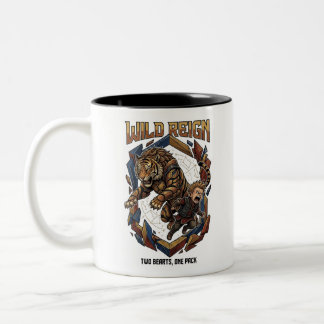 Wilde Herrschaft – Wilder Bund Grafik Zweifarbige Tasse