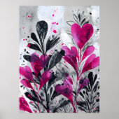 Wilde Herzen in Blüte  Poster (Vorne)