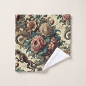 Wilde Herzen & Jagdhunde - Gotisch Viktorianisch Badhandtuch Set (Waschlappen)