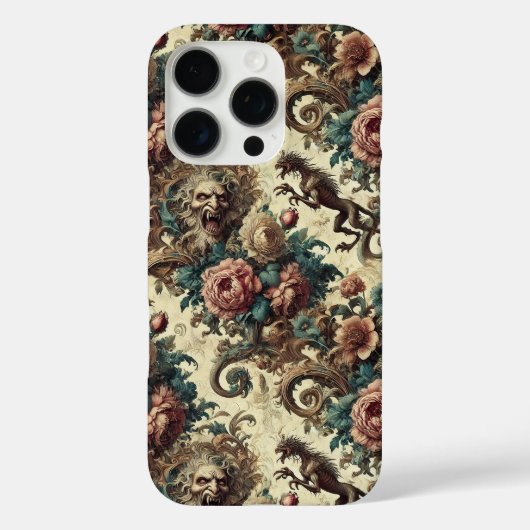 Wilde Herzen & magere Hunde – Gotischer Viktoriani Case-Mate iPhone Hülle (Rückseite)
