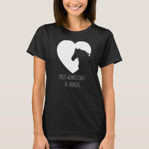 Wilde Herzen Reiten Girls & Women Reiten T-Shirt