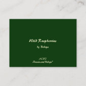 Wilde Himbeeren ATC Visitenkarte (Rückseite)