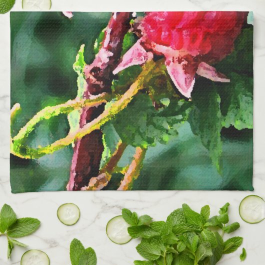 Wilde Himbeeren Handtuch (Gefaltet)