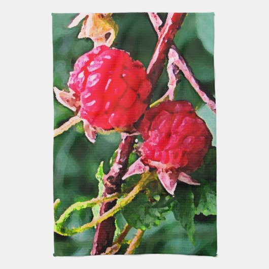 Wilde Himbeeren Handtuch (Vertikal)