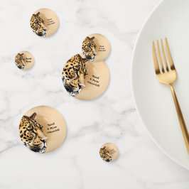 Wilde Hochzeitseinladung Inspiriert von Natur Konfetti