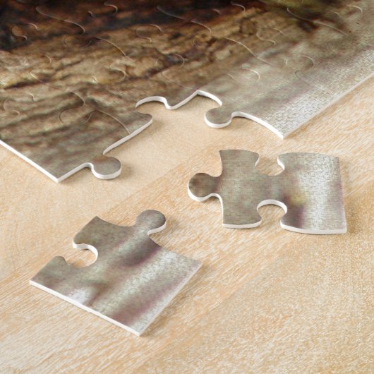 Wilde Honigbienen im Hollow Tree Puzzle (Seite)