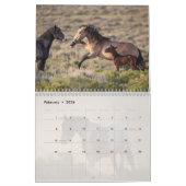 Wilde Hoofbeats: Wilde Pferde im Wyoming-Kalender Kalender (Feb 2026)