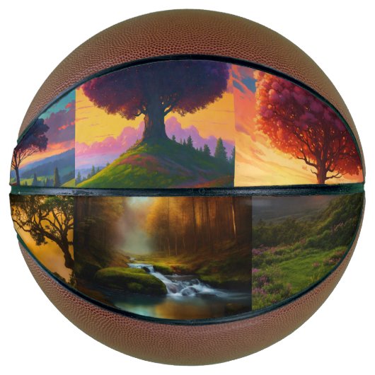 "Wilde Hopfen: Naturlich Inspirierter Basketball f (Vorderseite)