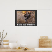 Wilde Hunde Rettete unser Wildlife Poster (Küche)