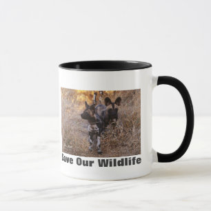 Wilde Hunde Rettete unsere Tierwelt Tasse