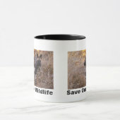 Wilde Hunde Rettete unsere Tierwelt Tasse (Zentrum)