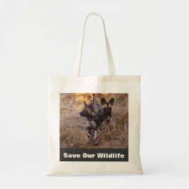 Wilde Hunde Rettete unsere Wildlife Tote Tasche