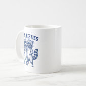Wilde Ies passender Freund Twinning Lustiger Bff Kaffeetasse (Vorderseite Links)