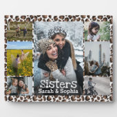 Wilde Imitate Leopard Pelzfische Schwestern Foto C Fotoplatte (Vorderseite)