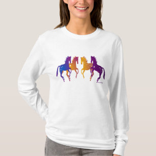 Wilde indische Pony-Damen OM Hoody lange Hülse