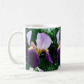 Wilde Iris-Foto-Tasse Kaffeetasse (Links)