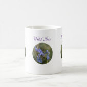 Wilde Iris-Wildblume-Kaffee-Tasse Kaffeetasse (Mittel)