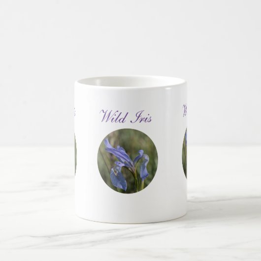 Wilde Iris-Wildblume-Kaffee-Tasse Kaffeetasse (Mittel)