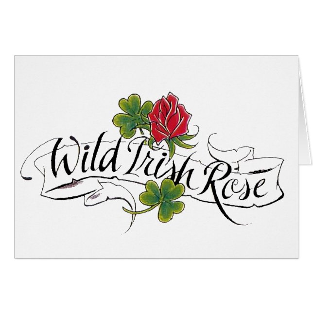 Wilde irische Rose (Vorderseite (Horizontal))