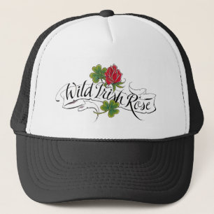 Wilde irische Rose Truckerkappe