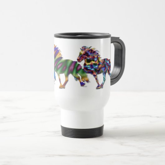 Wilde Isländer Reisebecher (VorderseiteRechts)