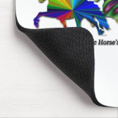 Wilde Isländerpferde Mousepad (Ecke)