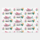 Wilde Jungle-Party-Kindergeburtstag Geschenkpapier Set (Vorderseite 3)