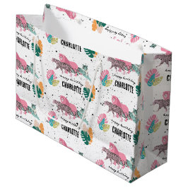 Wilde Jungle-Party-Kindergeburtstag Große Geschenktüte