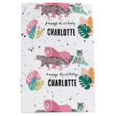 Wilde Jungle-Party-Kindergeburtstag Mittlere Geschenktüte (Vorderseite)