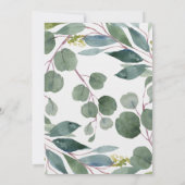 Wilde Jungtiere zum ersten Geburtstag Einladung (Rückseite)