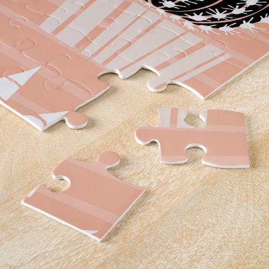 Wilde Kakteen: Farbiges Wasserfarbmuster Puzzle (Seite)