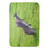 Wilde Kangaroos, große Speicherschaummatte Badematte (Vorderseite Vertikal)