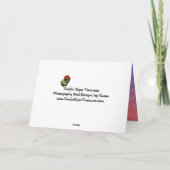 Wilde Kaninchen-Tiernatur-Foto-Karte Karte (Rückseite)