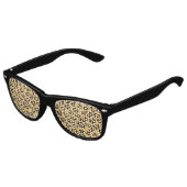 Wilde Katze Leopard Print Imitate für Muster Sonnenbrille (Schrägansicht)