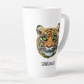 Wilde Katze Milchtasse (Rechte Ecke)