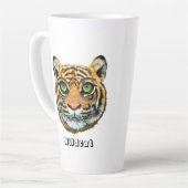 Wilde Katze Milchtasse (Linke Ecke)