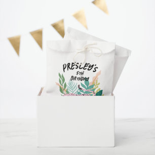 Wilde Katze Party Tier Personalisierte Gabe Beutel Geschenktütchen