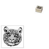 Wilde Katzen Gesicht Stempel (Stempel)