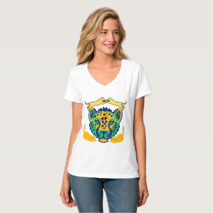 Wilde Katzen Löwe Cheetah Kopf Kleine Niedliche Ka T-Shirt