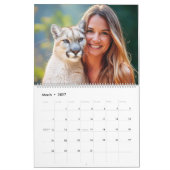 Wilde Katzen und Frauen Kalender (Mär 2027)