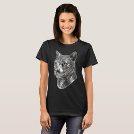 Wilde keltische Silberkatze – Stealth Warrior To T-Shirt