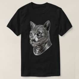 Wilde keltische Silberkatze – Stealth Warrior To T-Shirt