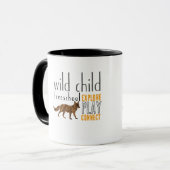 Wilde Kinderfox-Tasse Tasse (Vorderseite Links)