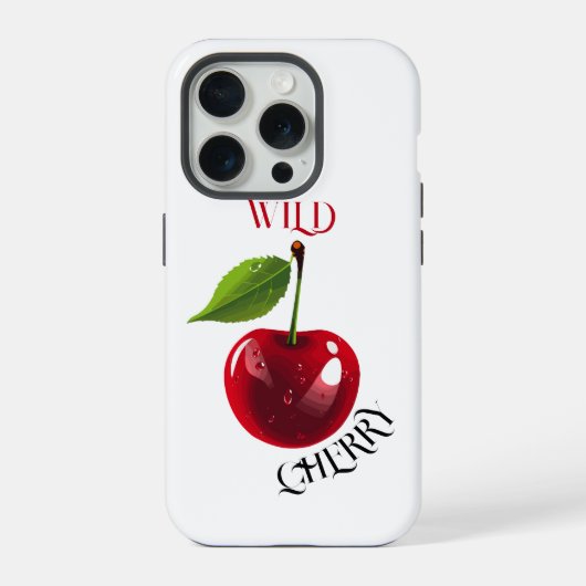 Wilde Kirsche iPhone Hülle (Rückseite)