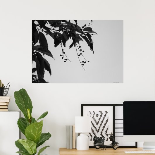 Wilde Kirschen-Plakat Poster (Heimbüro)