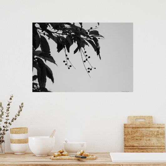 Wilde Kirschen-Plakat Poster (Küche)