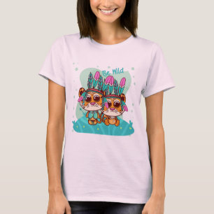 Wilde kleine Tiger T-Shirt