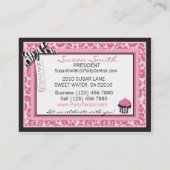 Wilde kleiner Kuchen CP-Visitenkarte Visitenkarte (Rückseite)