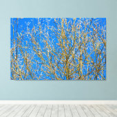 Wilde Knospen - Frühlingsbeginn Leinwanddruck (Insitu (Holzboden))