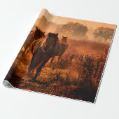 wilde Konik-Pferde, die direkt in den Krieg kamen Geschenkpapier (Ungerollt)